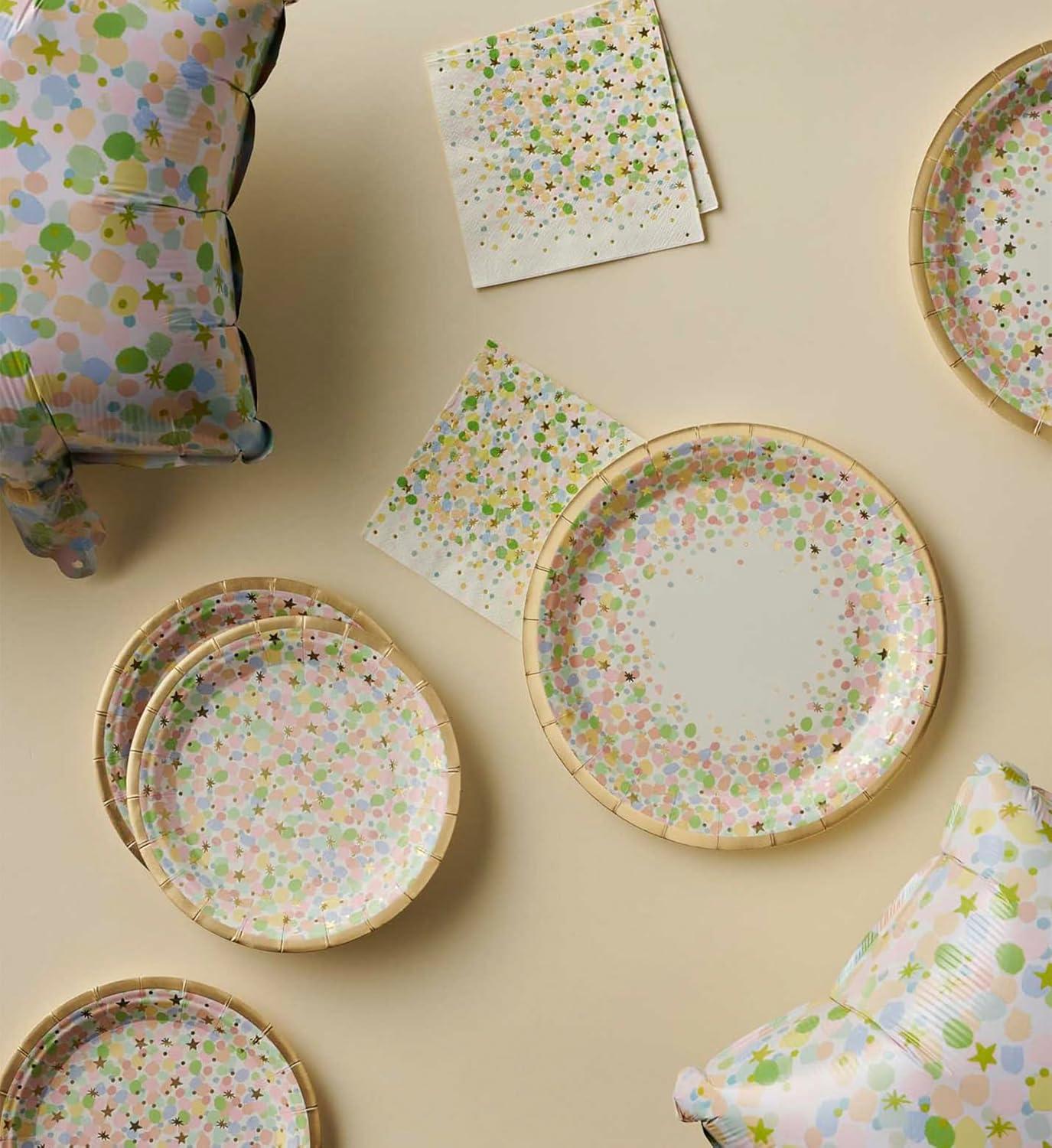 imageRIFLE PAPER CO Sprinkles Small Plates Whimsical Sprinkles Design Perfect for Parties Celebrations and Special Occasions Durable and Stylish Tableware to Add a Fun Elegant Touch to Any Event