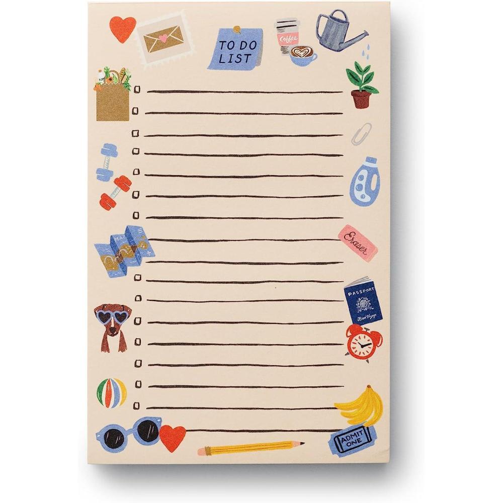 imageRIFLE PAPER CO Blank Notepad 75 TearOff Pages Manage Important Tasks Jot Down a ToDo List or Leave a Sweet Message with our Illustrated Notepads 65 L x 425 W GracieStickers