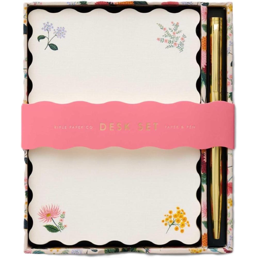 imageRIFLE PAPER CO Dahlia Note Writing Set Take Notes with Style Everyday Reminders or Special Occasion Use Add a Pinch of Pinache to any Note Taking TaskDahlia