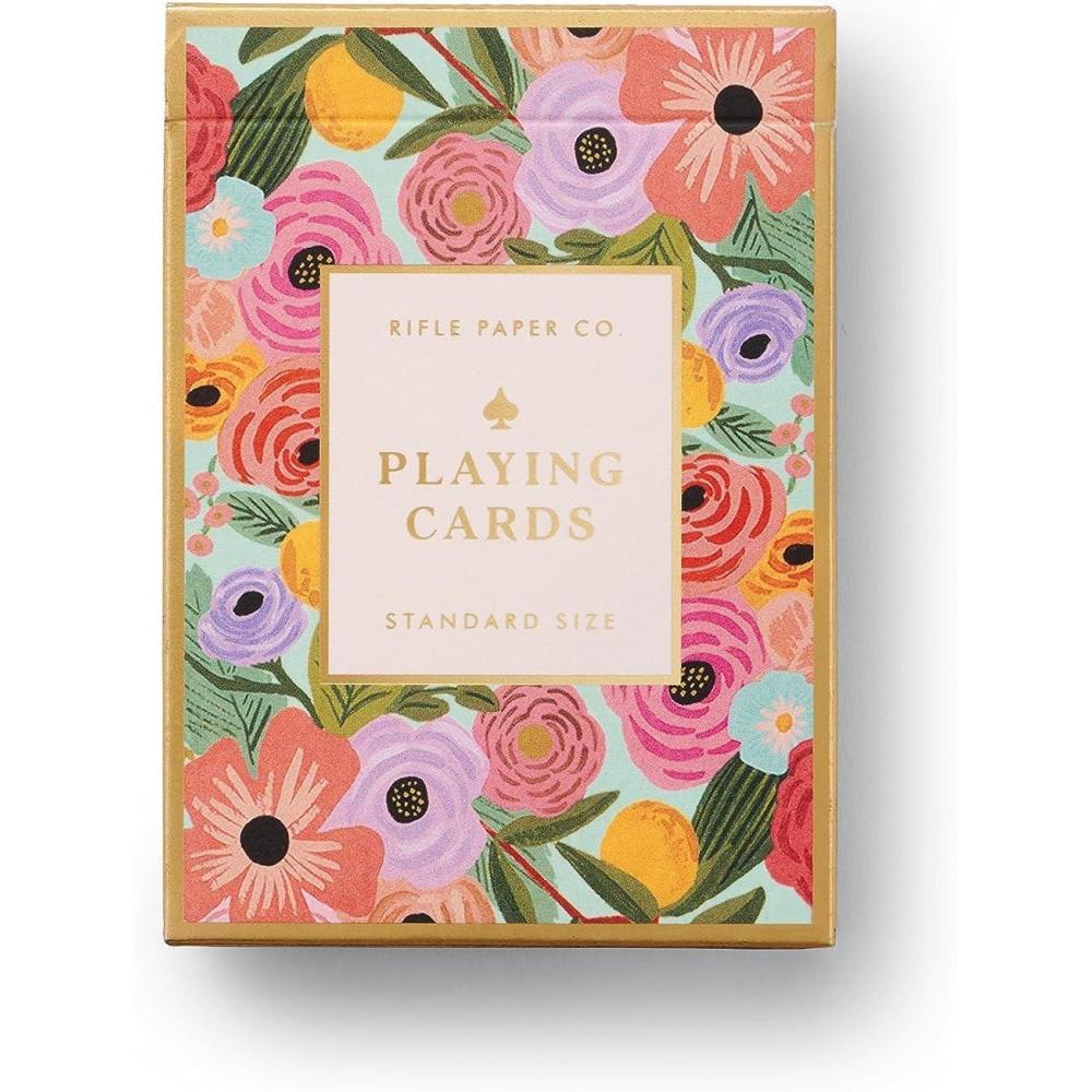 imageRIFLE PAPER CO Garden Party Themed Playing Cards for Adults Standard Deck of Cards for Card Games and Poker at Home or Party Beautiful Printed Floral DesignGarden Party