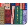 RIFLE PAPER CO. Bookshelf Patterned Mouse Pad | Add a Touch of Charm to Your Workspace | Smooth Polyurethane Finish Allows Mouse to Glide, with Non-Slip Rubber Backing, Bookshelf(Bookshelf)