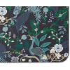 RIFLE PAPER CO. Bookshelf Patterned Mouse Pad | Add a Touch of Charm to Your Workspace | Smooth Polyurethane Finish Allows Mouse to Glide, with Non-Slip Rubber Backing, Bookshelf(Peacock)