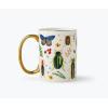 RIFLE PAPER CO. Cool Cats Mug, for Everyday Use and Gatherings with Unique Designs, for Friends and Family Anytime of the Year, Coffee Tea Enthusiasts and more(Curio)