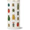 RIFLE PAPER CO. Estee Porcelain Vase for Room and Home decor, Brighten Up a Living Room, Kitchen Table, or Farmhouse, Large Vase for Tabletop Centerpieces or Bookshelves(Beetles & Bugs)