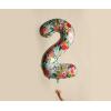 RIFLE PAPER CO. Garden Party Full Color Mylar Numbered Balloon (40″ L, Decoration for Events, Celebrations, Holidays and Parties, Stylish Pattern), #7(#2)