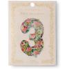 RIFLE PAPER CO. Garden Party Full Color Mylar Numbered Balloon (40″ L, Decoration for Events, Celebrations, Holidays and Parties, Stylish Pattern), #7(#3)