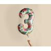 RIFLE PAPER CO. Garden Party Full Color Mylar Numbered Balloon (40″ L, Decoration for Events, Celebrations, Holidays and Parties, Stylish Pattern), #7(#3)
