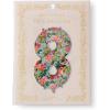 RIFLE PAPER CO. Garden Party Full Color Mylar Numbered Balloon (40″ L, Decoration for Events, Celebrations, Holidays and Parties, Stylish Pattern), #7(#8)