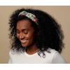 RIFLE PAPER CO. Garden Party Knotted Headband, Bright Floral Pattern, Design Printed Fabric Over Structured Full Polyester on Durable Plastic Band, 1 Count