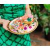 RIFLE PAPER CO. Garden Party Large Plates, Vibrant Floral Design, Perfect for Parties and Celebrations, Durable and Stylish Tableware to Add a Fun, Elegant Touch to Any Event or Gathering