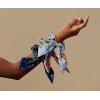RIFLE PAPER CO. Garden Party Scrunchie, 100% Polyester, Digitally Printed, 3.5″ Diameter, Scarf Tie for Hair, Soft Elastic Scrunchie Hair Band, Works as Ponytail Holder or Wrist Accessory(Garden Party)