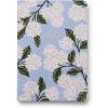 RIFLE PAPER CO. Garden Party Stitched Notebook Set, Set Of 3 Colorful Notebooks, 64 Ruled Pages With Gold Ink, Full Color Canvas Cover With White Text Paper Interior (6″ W × 8.5″ L)(Hydrangea)