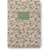 RIFLE PAPER CO. Garden Party Stitched Notebook Set, Set Of 3 Colorful Notebooks, 64 Ruled Pages With Gold Ink, Full Color Canvas Cover With White Text Paper Interior (6″ W × 8.5″ L)(Rosa)