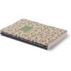 RIFLE PAPER CO. Garden Party Stitched Notebook Set, Set Of 3 Colorful Notebooks, 64 Ruled Pages With Gold Ink, Full Color Canvas Cover With White Text Paper Interior (6″ W × 8.5″ L)(Rosa)
