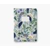 RIFLE PAPER CO. Garden Party Stitched Notebook Set, Set Of 3 Colorful Notebooks, 64 Ruled Pages With Gold Ink, Full Color Canvas Cover With White Text Paper Interior (6″ W × 8.5″ L)(Peacock)