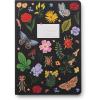RIFLE PAPER CO. Garden Party Stitched Notebook Set, Set Of 3 Colorful Notebooks, 64 Ruled Pages With Gold Ink, Full Color Canvas Cover With White Text Paper Interior (6″ W × 8.5″ L)(Curio)