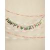 RIFLE PAPER CO. Happy Birthday Banner (52″ L x 4.375″ H, Decoration for Events, Celebrations, Holidays and Parties, Stylish), Metallized Paper, Garden Party