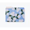 RIFLE PAPER CO. Hydrangea Assorted File Folder Set, Stay Organized with Our Stylish, Sturdy and Colorful File Folders, Set of 6 Including 2 of Each Design and 12 Handy Adhesive Labels(Hydrangea)