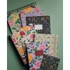 RIFLE PAPER CO. Journal with Pen | Hardcover Notebook with Foil Accents, Paper-Wrapped Grayboard, (144 Pages, Elastic Band Closure, Pocket for Extra Storage), Estee(Estee)