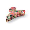RIFLE PAPER CO. Large Claw Clip Set |Styling Hair Accessory for Women, Cute Fashion Set for Girls | Flat Clamp for Locks (Bright Floral Pattern), Garden Party (Pack of 2)(Garden Party)