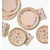 RIFLE PAPER CO. Liesel Small Plates, Vibrant Floral Design, Perfect for Parties, Celebrations and Special Occasions, Durable and Stylish Tableware to Add a Fun, Elegant Touch to Any Event