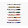 RIFLE PAPER CO. Margaux Gel Pen Set of 8 – Boxed Set of 8 Different Colored Retractable Gel Pens, 0.5mm Rollerball Tip, 5.5″ L, Perfect for Stylizing Note Taking and Writing(Margaux)