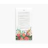 RIFLE PAPER CO. Market Pad | 65 Tear-Off Pages, Features an Attachable Magnet, Warm White Paper Text, Unique Hand-Painted Design (8.5″ L x 4.25″ W), Floral Vines