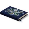 RIFLE PAPER CO. Menagerie Garden Embroidered Journal | 400 Ruled Pages, Cloth Cover with Floral Embroidery & Grosgrain Ribbon Bookmark, Lay-Flat Binding, 8″ L x 5.75″ W(Peacock)