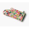 RIFLE PAPER CO. Oven Mitt | 100% Cotton Heat Resistant Oven Glove Pot Holders | Protects from Temperatures Up to 450° Fahrenheit | Diamond Quilted 12″ L x 7″ W | Garden Party