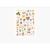 RIFLE PAPER CO. Planner Sticker Set – 3 Sheets of Stickers (130 Total), Decorate Notebooks, Planners, Gifts, or Envelopes, Fun Designs for Multiple Occasions