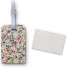 RIFLE PAPER CO. Rosa Luggage Tag for Suitcase and Luggage, Travel Must Have Accessory for Women, Bag Tags Printed in Full Color with Foil Stamped Logo, 4.33″ L × 2.75″ W