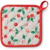 RIFLE PAPER CO. Set of 2 Pot Holders | Home Chef’s can Protects Your Hands with Oven Mitts | Heat Resistant – Add a Delightful Touch to Your Culinary Space | Cherrie Pattern