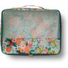 RIFLE PAPER CO. Soft Sided Packing Cubes Set of 3. Includes Small, Medium, Large and a Laundry Bag, Travel Must Have Accessory, Stylized Pattern, Floral Rosa(Garden Party)