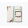 RIFLE PAPER CO. Sticky Note Folio, Includes Tear-Off Pad and Sticky Notes, Gold Foil Accents, Hard Cover, and Elastic Closure. Keep Track of Your Every Day To-Do’s!(Garden Party)
