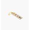 RIFLE PAPER CO. Studious Cats Bookmark 6″ L x 1.75″ W, Saffiano PU with a Grosgrain Ribbon, Metallic Gold Foil Logo, Perfect for Book Lovers, Writers, & Readers