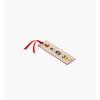RIFLE PAPER CO. Studious Dogs Bookmark 6″ L x 1.75″ W, Saffiano PU with a Grosgrain Ribbon, Metallic Gold Foil Logo, Perfect for Book Lovers, Writers, & Readers