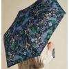 RIFLE PAPER CO. Umbrella, Matching Storage Sleeve, Portable, Auto Open and Close, Wooden Handle, Printed in Full Color(Peacock)