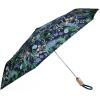 RIFLE PAPER CO. Umbrella, Matching Storage Sleeve, Portable, Auto Open and Close, Wooden Handle, Printed in Full Color(Peacock)
