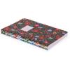 RIFLE PAPER CO. Wild Rose Stitched Notebook Set, 8.5″ L x 6″ W, Set Of 3 Notebooks, 64 Ruled Pages With Gold Ink, Canvas Paper Cover With White Text Paper Interior
