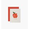 RIFLE PAPER CO. Apple Thank You Cards, Keepsake Boxed Set of 8 with Soft White Envelopes, Full-Color Illustration, Foil-Stamped, Blank Interior, 4.25″ L x 5.5″ W