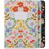 RIFLE PAPER CO. Bramble Stitched Notebook Set, Assorted Set of 3 Notebooks, 64 Ruled Pages with Gold Ink, Canvas Paper Cover with White Text Paper Interior