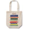 RIFLE PAPER CO. Canvas Tote Bag for Beach, Gym, & Travel, Shoulder Bag for Women, Reusable Bag, Summer Essentials(Canvas Book Club)
