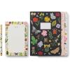 RIFLE PAPER CO. Curio Desk Bundle with Stitched Notebook Set of 3 Assorted Nobebooks, Dektop Notepad with Tear-Off Pages, and 0.5mm Rollerball Tip Writing Pen