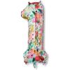 RIFLE PAPER CO. Garden Party Full Color Mylar Numbered Balloon (40″ L, Decoration for Events, Celebrations, Holidays and Parties, Stylish Pattern), #7(#1)