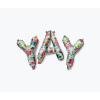 RIFLE PAPER CO. Garden Party “Yay” Foil Balloon, Vibrant Floral Design with Playful Typography, Perfect for Parties and Celebrations, Fun and Stylish decor to Add a Festive Touch to Any Event