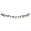 RIFLE PAPER CO. Happy Birthday Banner (52″ L x 4.375″ H, Decoration for Events, Celebrations, Holidays and Parties, Stylish), Metallized Paper, Garden Party