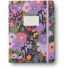 RIFLE PAPER CO. Journal with Pen | Hardcover Notebook with Foil Accents, Paper-Wrapped Grayboard, (144 Pages, Elastic Band Closure, Pocket for Extra Storage), Estee(Violet Garden Party)