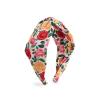 RIFLE PAPER CO. Roses Silky Twisted Headband | Signature Bright Floral Pattern, Top Off Your Outfit. Covered Plastic Band Durable for Everyday Use (Gift for Mom, Teen, Girl)(Roses)