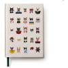 RIFLE PAPER CO. Studious Cats Embroidered Journal 240 Lined Pages, 8″ L x 5.75″ W, Cloth Cover with Metallic Thread Embroidery, Includes Grosgrain Ribbon Bookmark