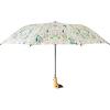 RIFLE PAPER CO. Umbrella, Matching Storage Sleeve, Portable, Auto Open and Close, Wooden Handle, Printed in Full Color(Camont)
